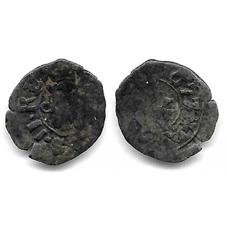 Carlos II. 1677. Dinero (BC) Ceca de Zaragoza CA