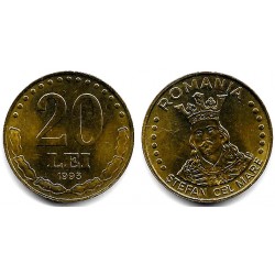 (109) Rumanía. 1993. 20 Lei (SC)