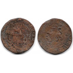 Reyes Católicos. Sin Fecha Visible. 4 Maravedí (RC+) Ceca de Cuenca