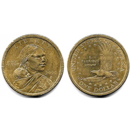 (310) Estados Unidos de América. 2000(P). 1 Dollar (BC)
