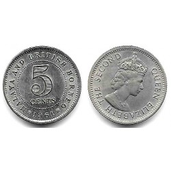 (1) Malaya & Borneo. 1961. 5 Cents (EBC+)