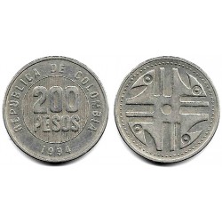 (287) Colombia. 1994. 200 Pesos (MBC)