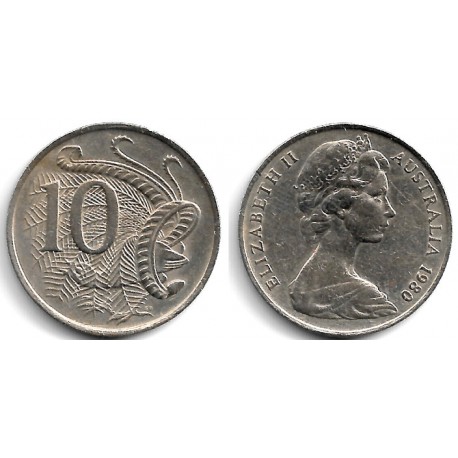 (65) Australia. 1980. 10 Cents (MBC)