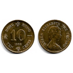 (49) Hong Kong. 1982. 10 Cents (EBC+)