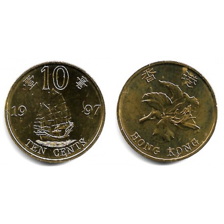 (72) Hong Kong. 1997. 10 Cents (SC-)
