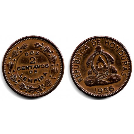 (78) Honduras. 1956. 2 Centavos (EBC)