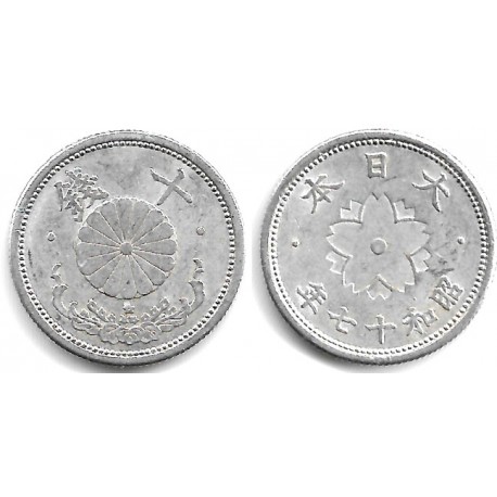 (Y61.2) Japón. 1942(17). 10 Sen (MBC)