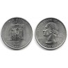 (422) Estados Unidos de América. 2008(P). Quarter Dollar (SC) New Mexico