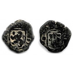 Carlos II. 1695. 2 Maravedí (BC) Ceca de Coruña