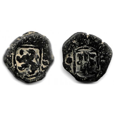 Carlos II. 1695. 2 Maravedí (BC) Ceca de Coruña