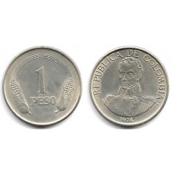 (258.1) Colombia. 1974. 1 Peso (EBC)