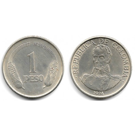 (258.1) Colombia. 1974. 1 Peso (EBC)