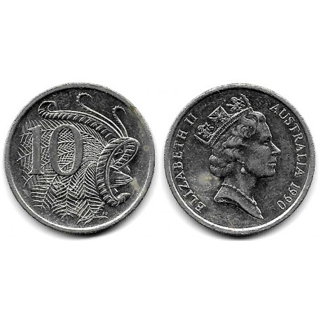 (81) Australia. 1990. 10 Cents (MBC)