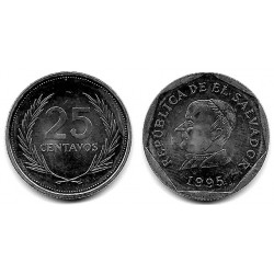 (157a) El Salvador. 1995. 25 Centavos (SC)