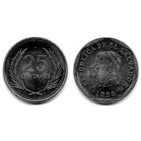 (157a) El Salvador. 1995. 25 Centavos (SC)