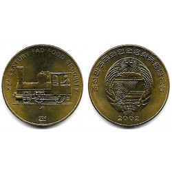 (195) Corea del Norte. 2002. 1 Chon (SC)