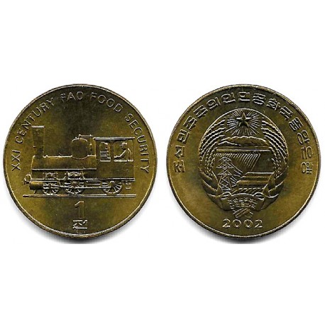 (195) Corea del Norte. 2002. 1 Chon (SC)