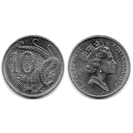 (81) Australia. 1992. 10 Cents (EBC)