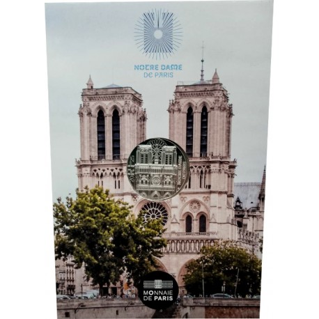 Francia. 2025. 10 Euro (SC) (Plata) Notre Dame