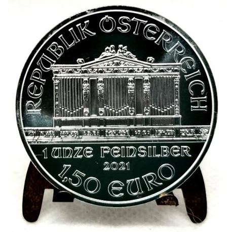 Austria. 2021. 1,50 Euro (SC) (Plata) 31,10 gr. de .999 Milésimas