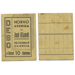 Horno Avenida de José Alandí. Valencia. Debo 10 Céntimos (EBC)