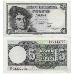 Estado Español. 1948. 5 Pesetas (MBC) Serie F