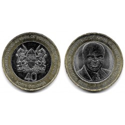 (33) Kenia. 2003. 40 Shillings (SC-)