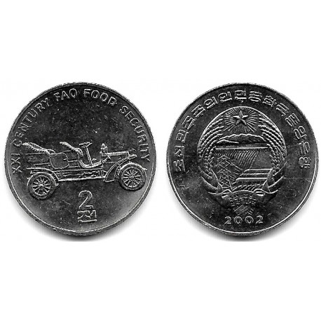 (197) Corea del Norte. 2002. 2 Chon (SC)