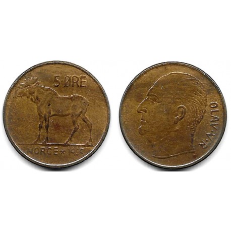 (405) Noruega. 1959. 5 Ore (MBC)