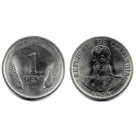 (258.2) Colombia. 1978. 1 Peso (SC)