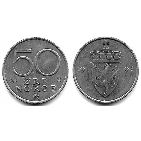 (418) Noruega. 1994. 50 Ore (MBC+)