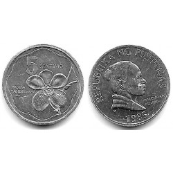 (239) Filipinas. 1985. 5 Sentimo (SC)
