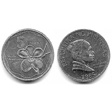 (239) Filipinas. 1985. 5 Sentimo (SC)