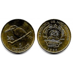 (116) Mozambique. 1994. 5 Meticais (SC)