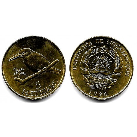 (116) Mozambique. 1994. 5 Meticais (SC)