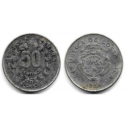 (209.2) Costa Rica. 1984. 50 Centimos (MBC-)