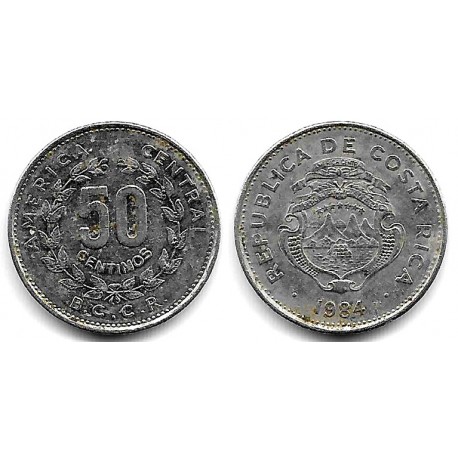 (209.2) Costa Rica. 1984. 50 Centimos (MBC-)