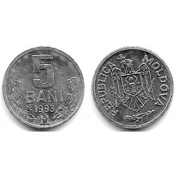 (2) Moldavia. 1993. 5 Bani (SC-)