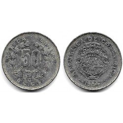 (209.2) Costa Rica. 1984. 50 Centimos (MBC)