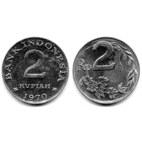 (21) Indonesia. 1970. 2 Rupiah (SC)