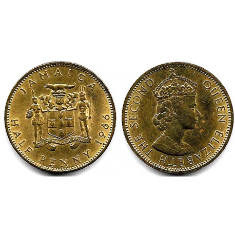(38) Jamaica. 1966. Half Penny (EBC)