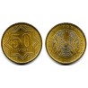 (5) Kazajstán. 1993. 50 Tyin (SC-) Manchas Leves