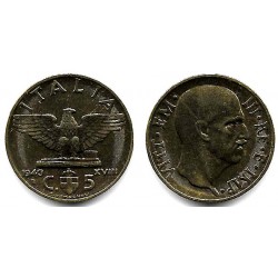 (73a) Italia. 1940. 5 Centesimi (MBC)