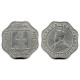 (519) India Británica. 1921. 4 Annas (BC/BC+)