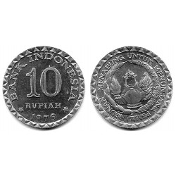 (44) Indonesia. 1979. 10 Rupiah (SC)