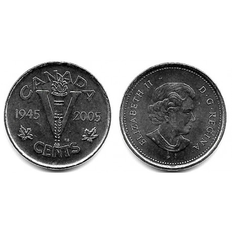 (627) Canadá. 2005(P). 5 Cents (SC)