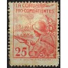 Viñeta. Pro Combatientes. La Coruña. 25 Céntimos (Usado)