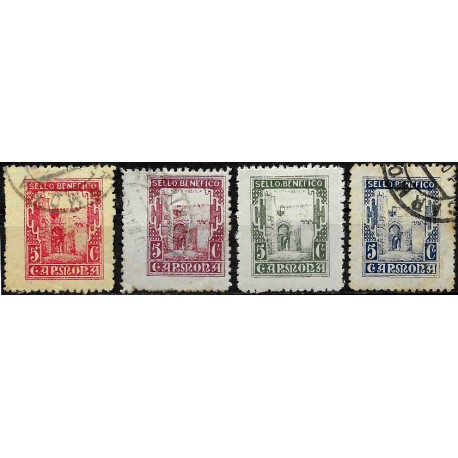 Viñetas. Sellos Benéficos. Carmona. 5 Céntimos (Usados)