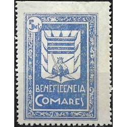 Viñeta. Beneficencia. Comares. 5 Céntimos (Nuevo, sin goma)