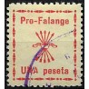 Viñeta. Pro Falange. 1 Peseta (Nuevo, con señal de fijasellos)